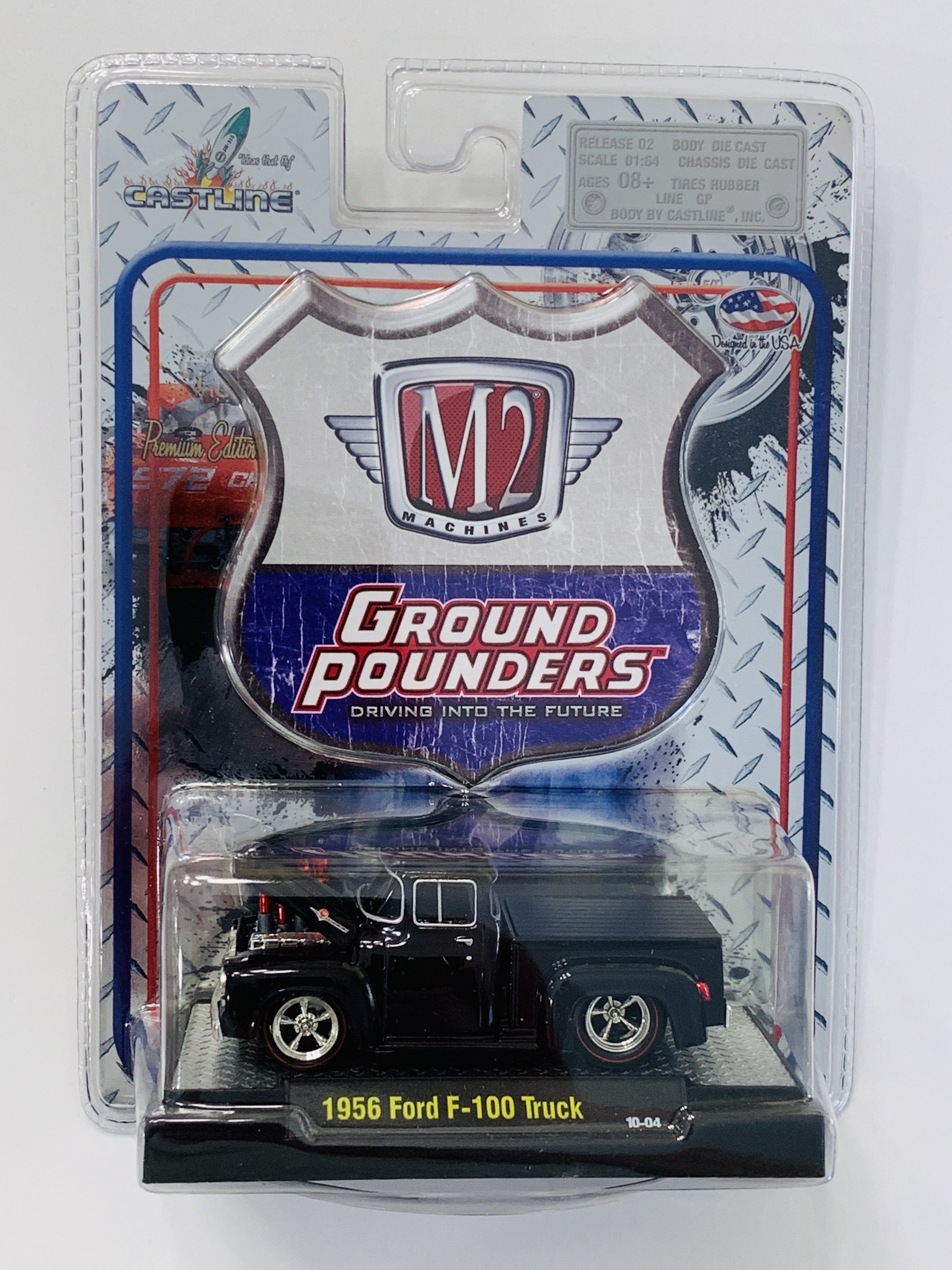 M2 Machines Ground Pounders 1956 Ford F-100 Truck R02