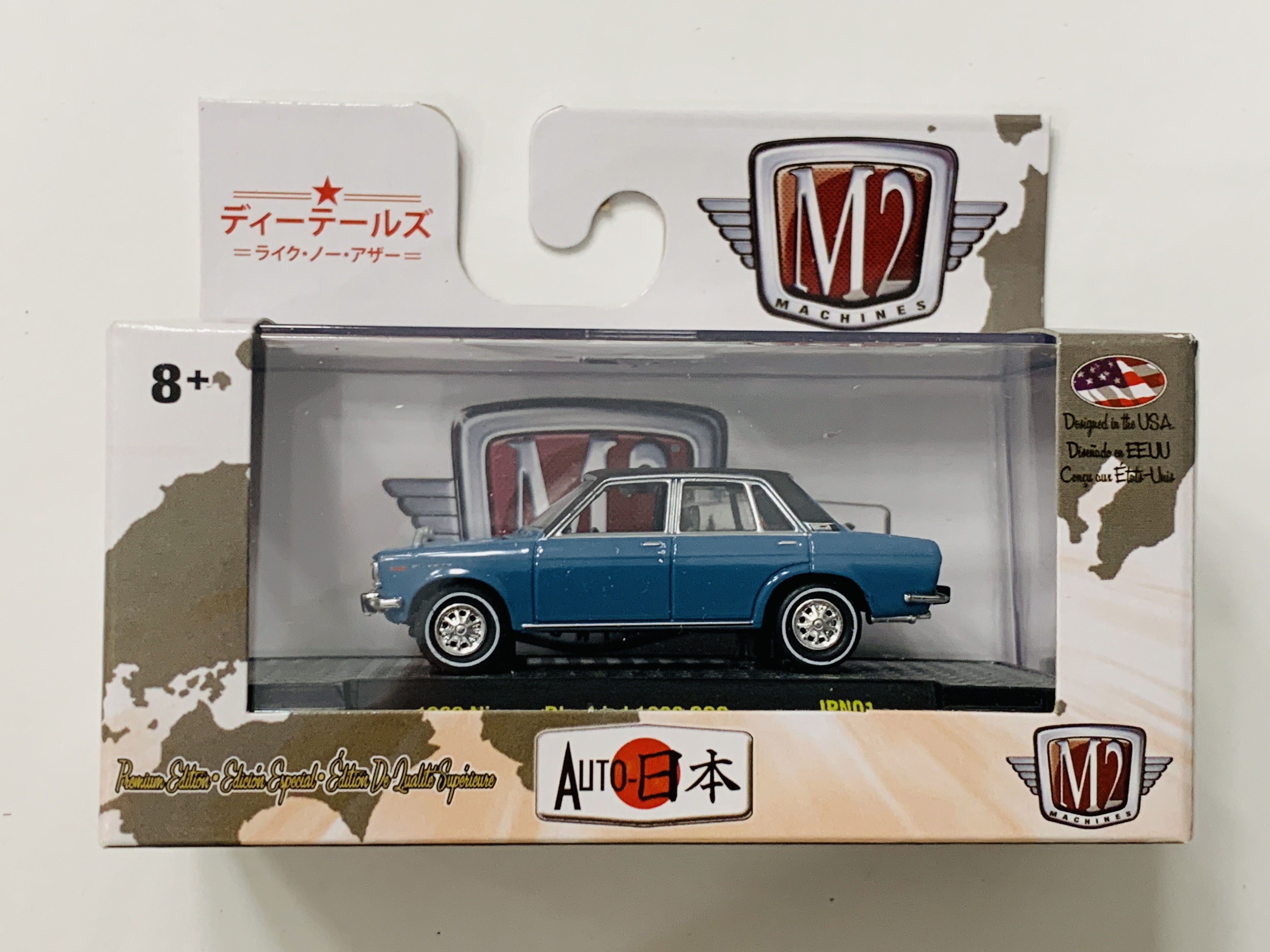 M2 Machines Auto-Japan 1969 Nissan Bluebird 1600 SSS JPN01