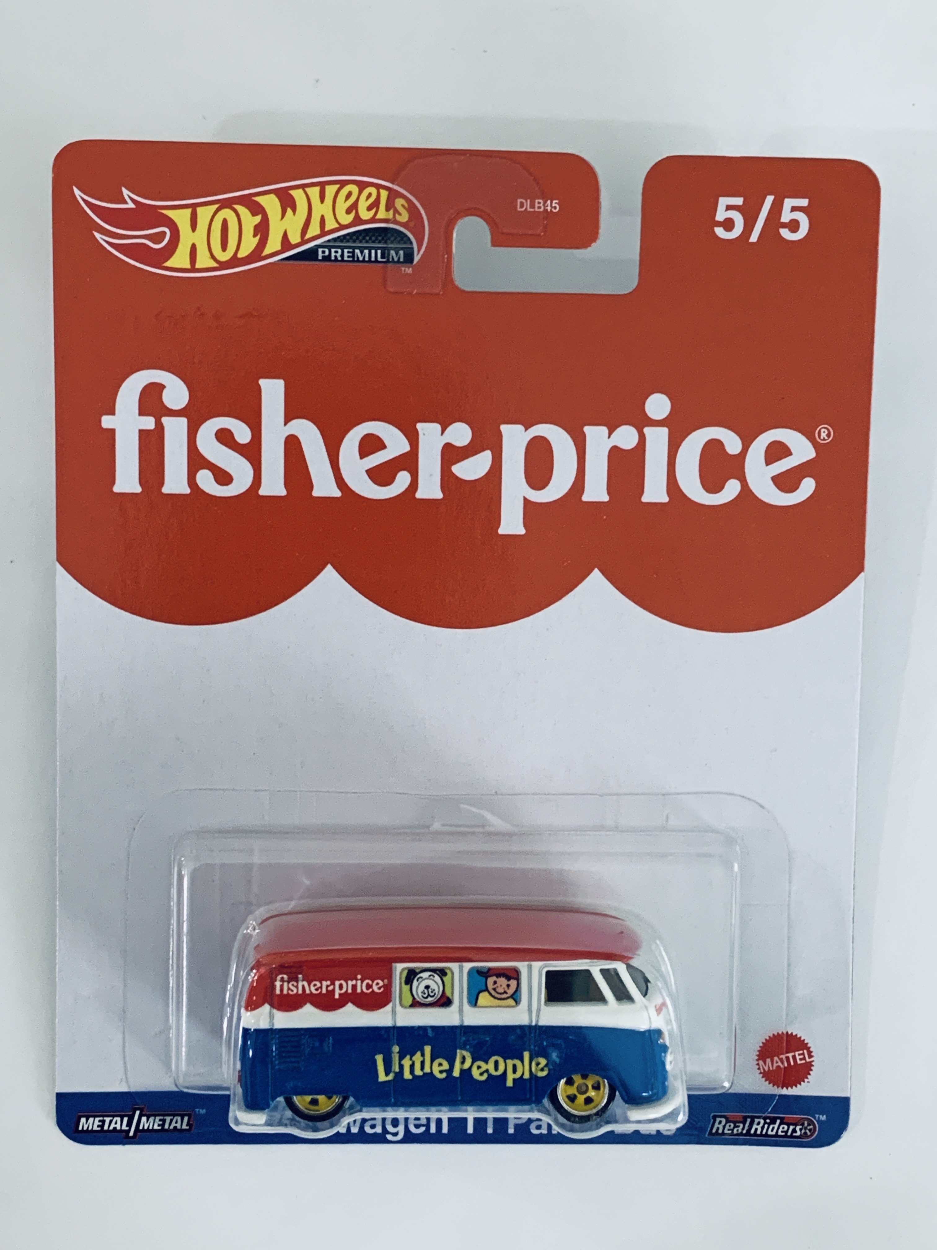 Hot Wheels Premium Fisher-Price Little People Volkswagen T1 Panel Bus