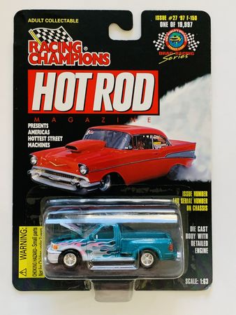 Racing Champions Hot Rod Magazine '97 F-150 - Teal