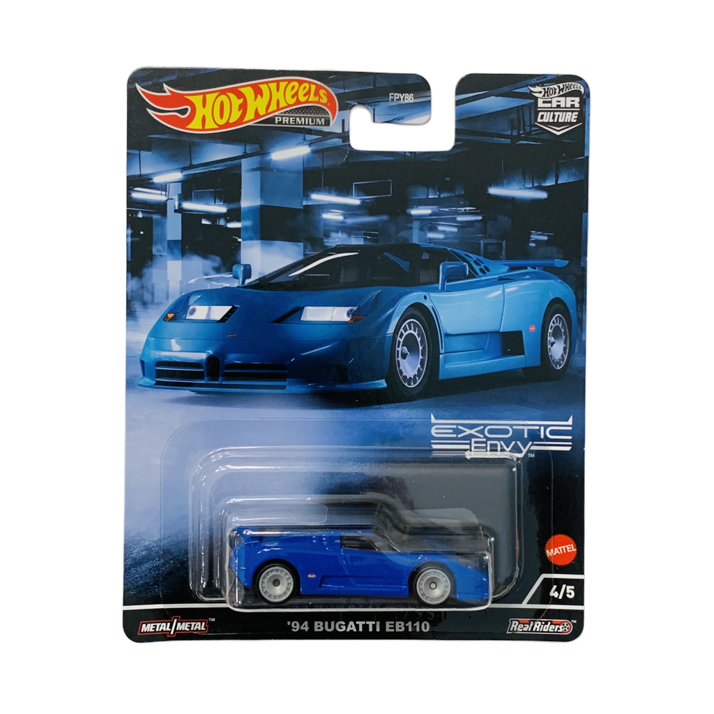 Hot Wheels Premium Exotic Envy '94 Bugatti EB110