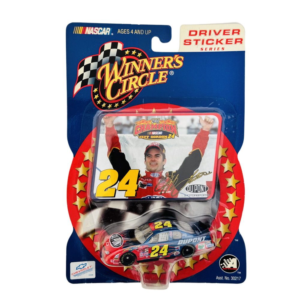 Winners Circle Driver Sticker Series Jeff Gordon #24 Dupont Stock Car