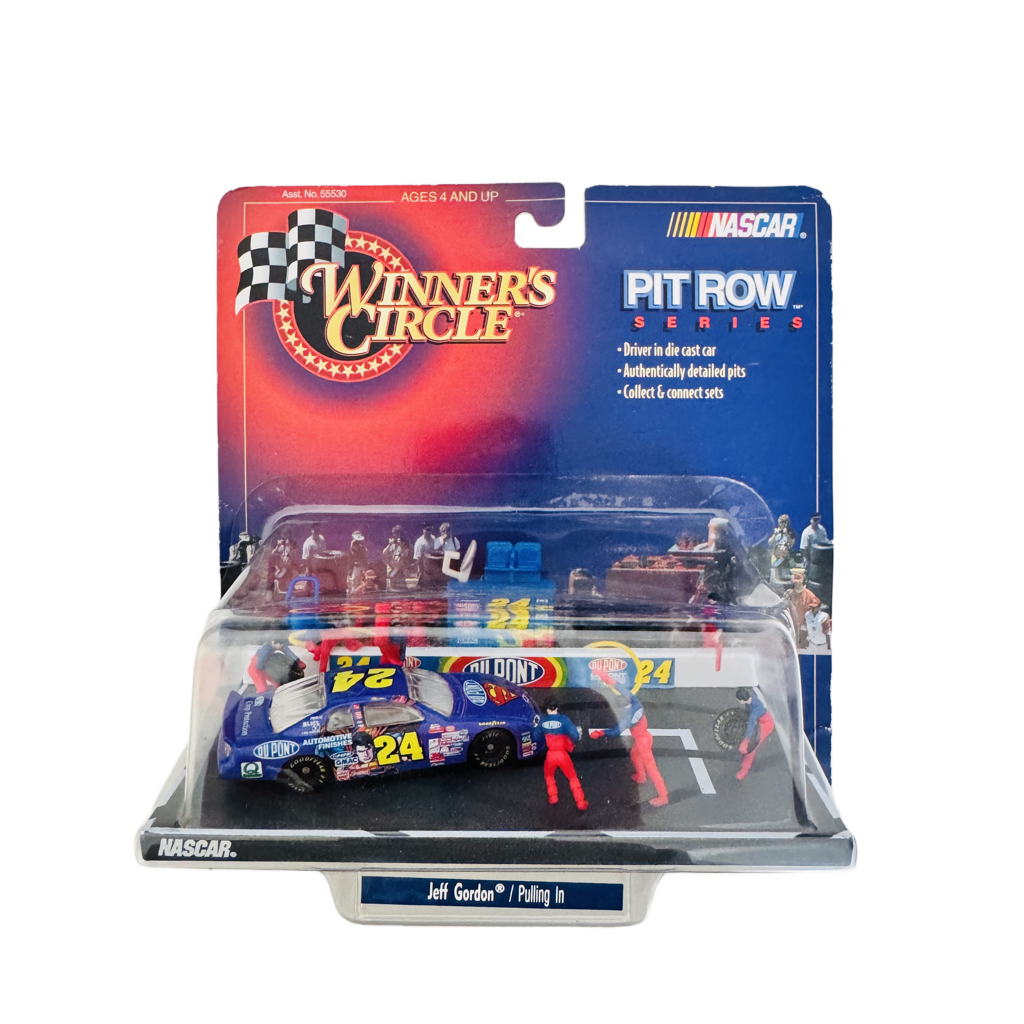 Winners Circle Pit Row Series #24 Jeff Gordon Pit Crew and Stock Car