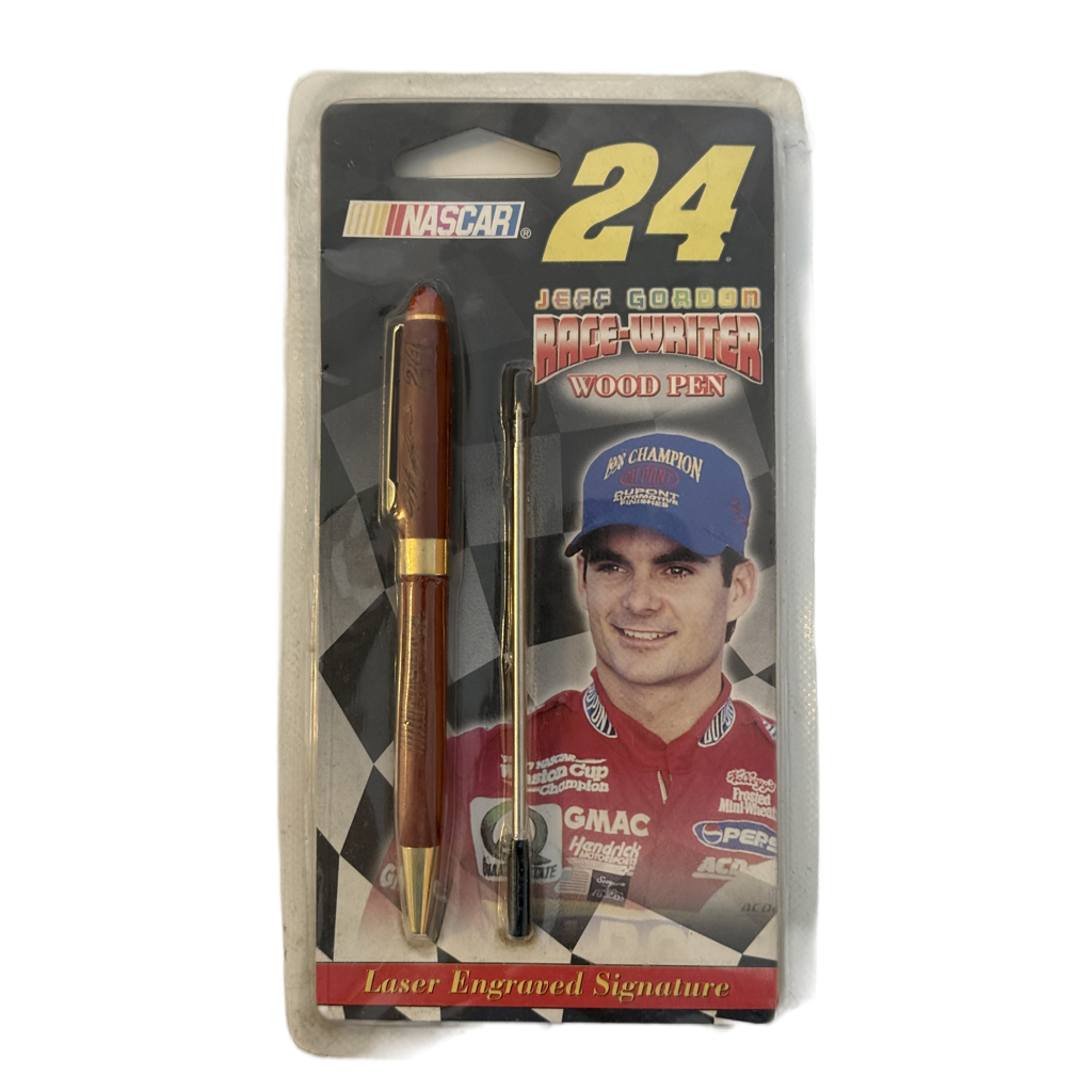 Jeff Gordon Race Writer Wood Pen