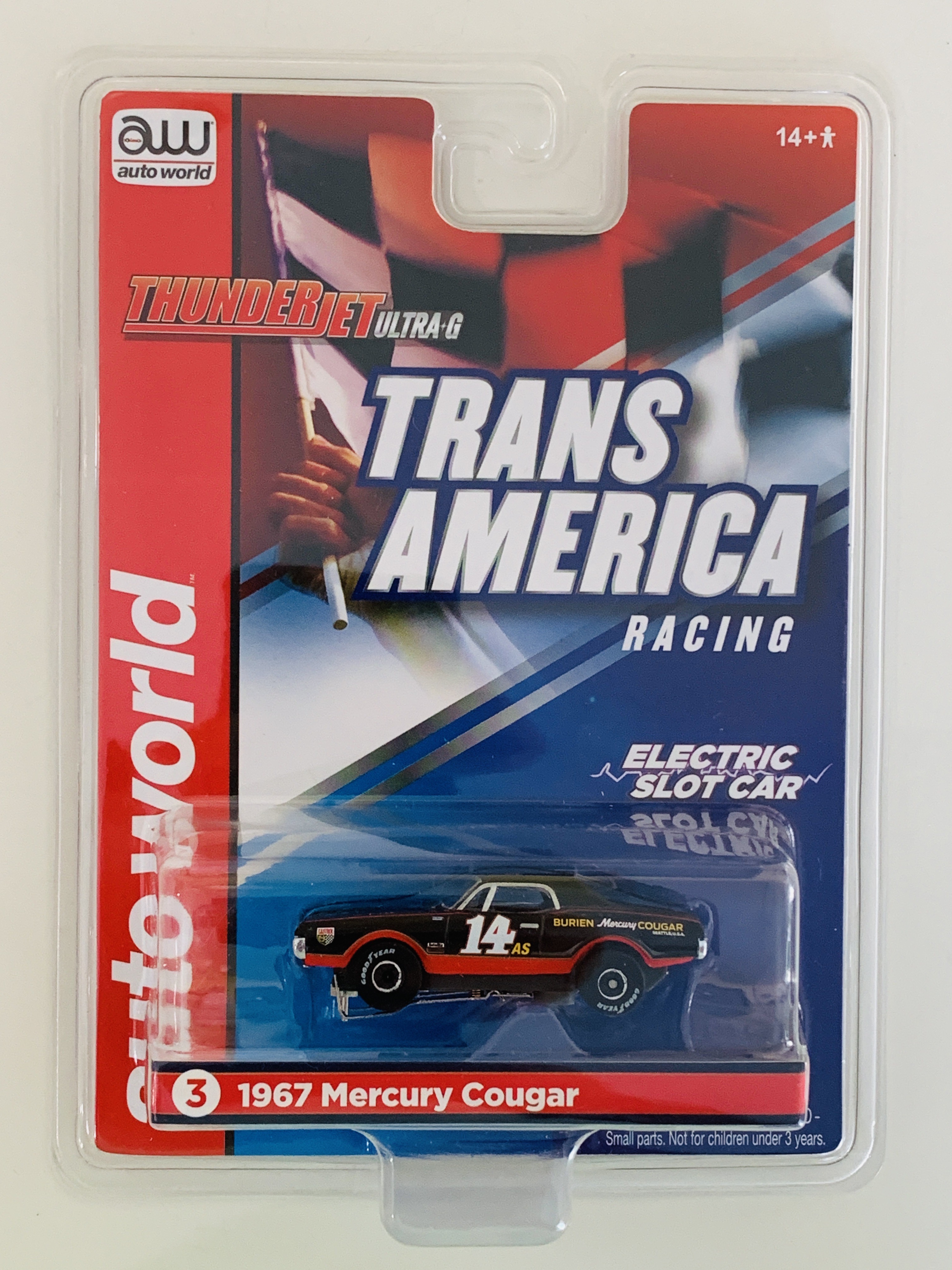 Auto World Thunder Jet Ultra G 1967 Mercury Cougar Slot Car