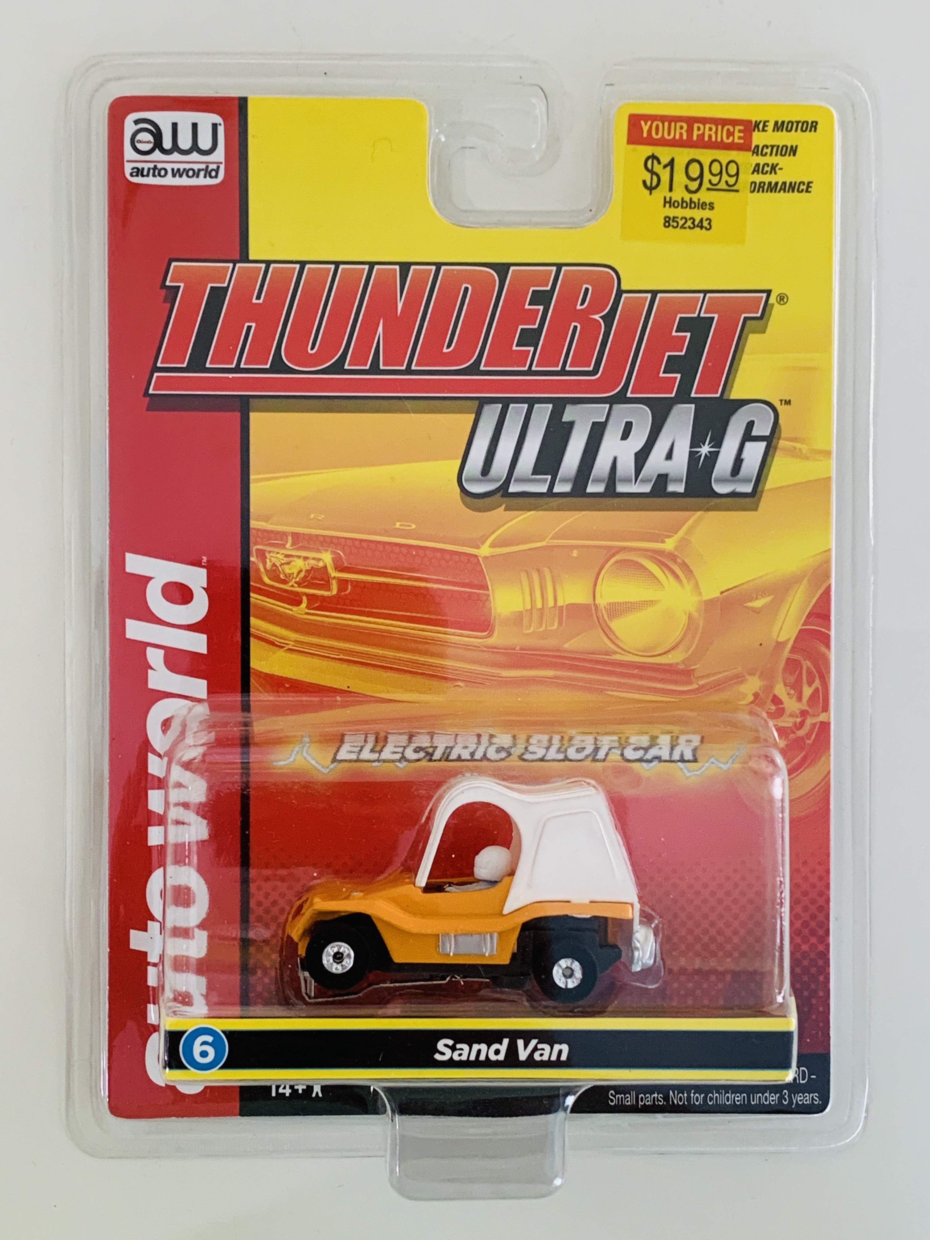 Auto World Thunder Jet Ultra G Sand Van Slot Car